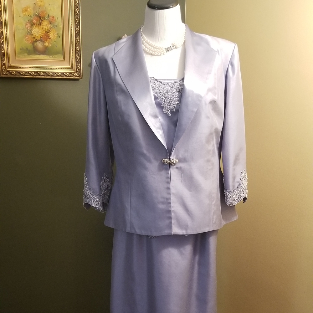 Mother of the Bride Lavender 2-Piece Gown 16W